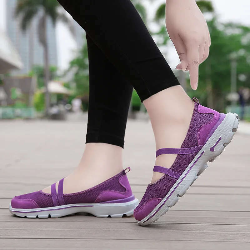 Women's Outdoor Sports Shoes Mesh Breathable Walking Sneakers