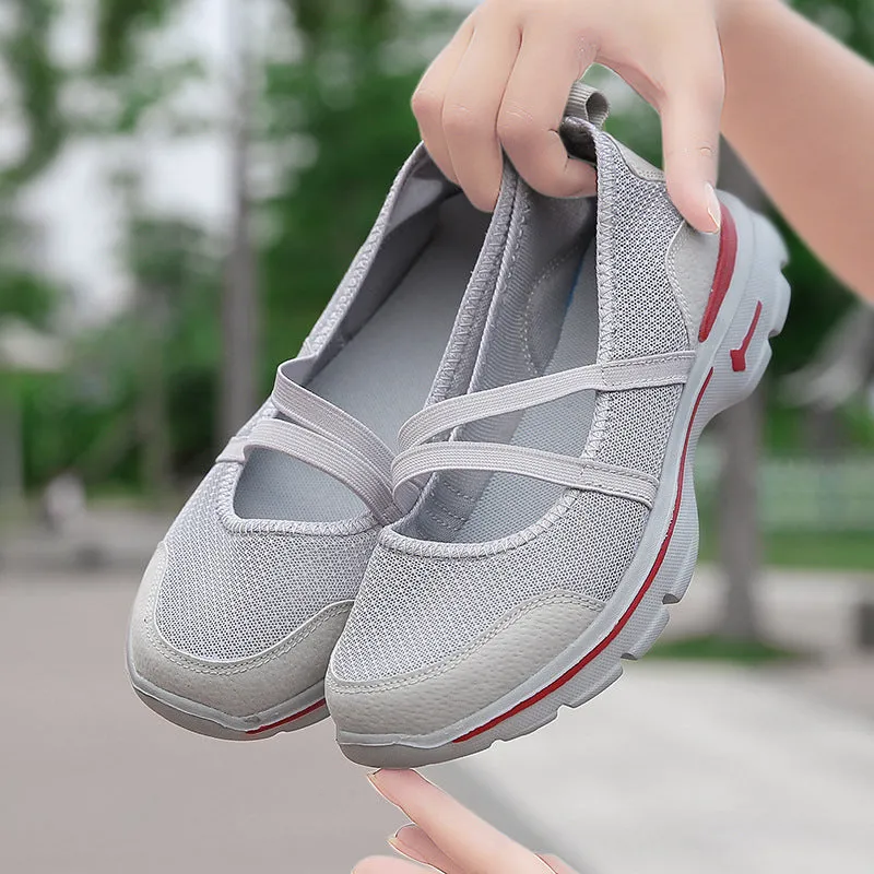 Women's Outdoor Sports Shoes Mesh Breathable Walking Sneakers