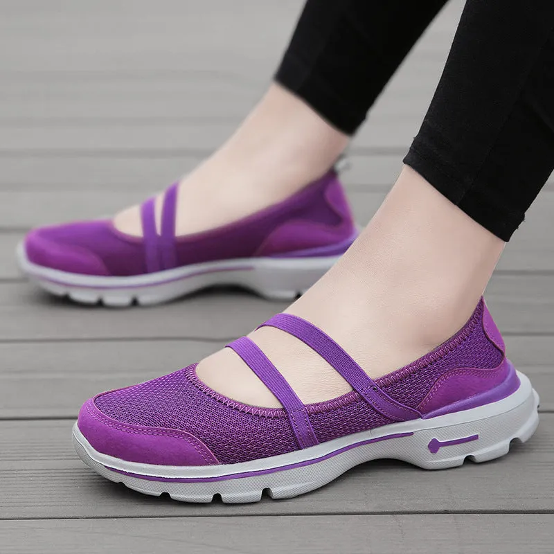 Women's Outdoor Sports Shoes Mesh Breathable Walking Sneakers