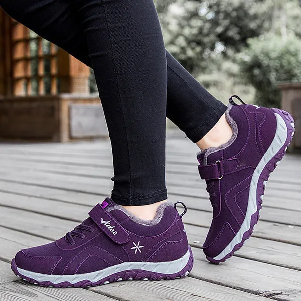 Women's Plush Warm Walking Shoes