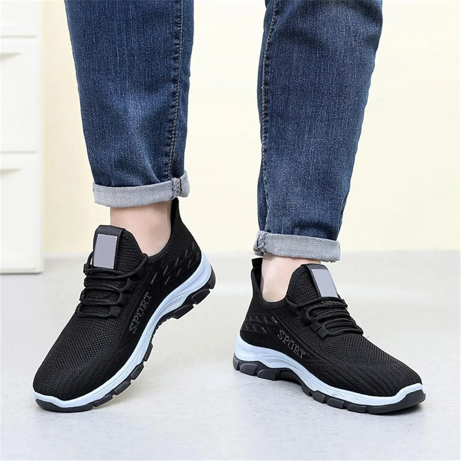 Women's Slip On Walking Shoes Casual Lightweight Running Sneakers Athletic Gym Trainers Sport Workout Gym Shoes Breathable Mesh Tennis Running Shoe