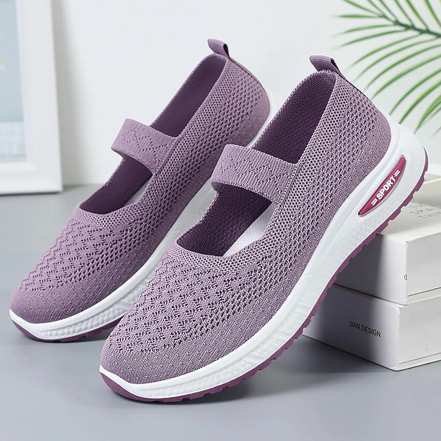 Women's Soft Orthopedic Shoes Breathable Woven Go Walking Slip On Foam Shoes Arch Support Hands Slip Man Shoes Slip on