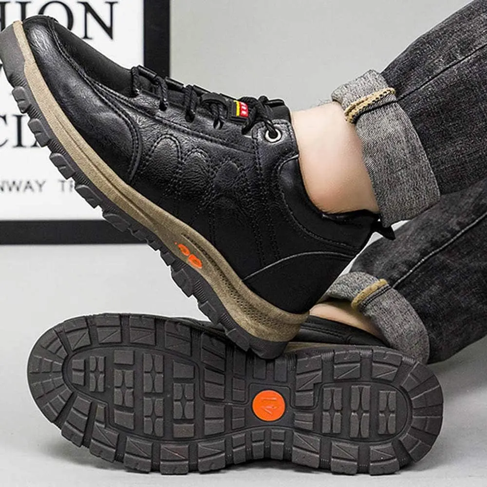YSMIIH Men Hiking Shoes Breathable Non-Slip Low Top Trailing Trekking Walking Hiking Shoes Camping Shoes Outdoor Sneakers