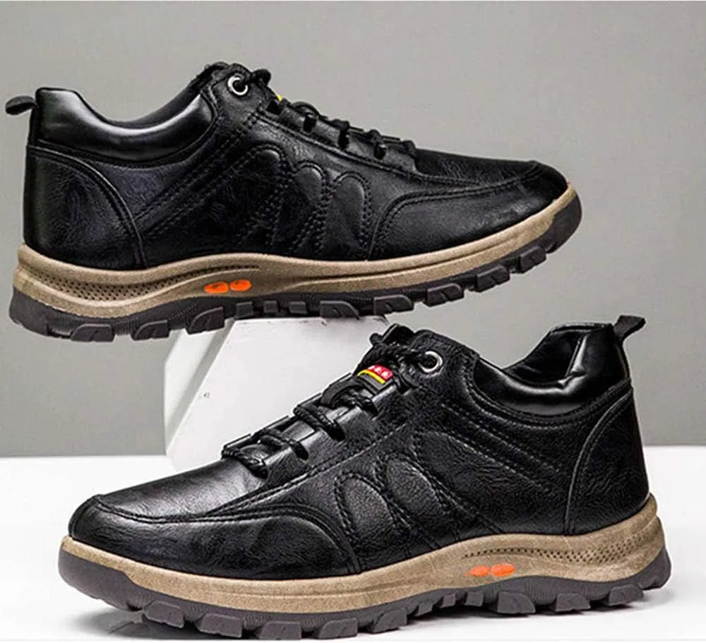 YSMIIH Men Hiking Shoes Breathable Non-Slip Low Top Trailing Trekking Walking Hiking Shoes Camping Shoes Outdoor Sneakers