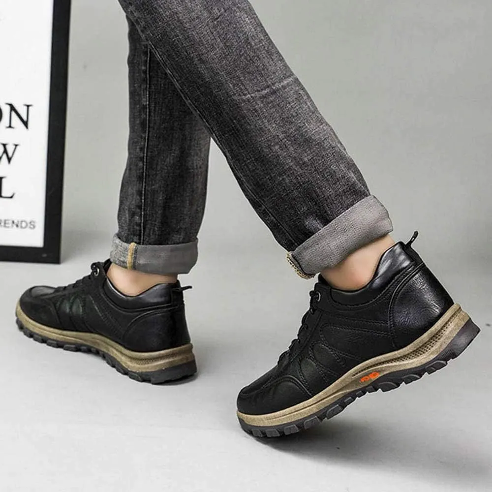 YSMIIH Men Hiking Shoes Breathable Non-Slip Low Top Trailing Trekking Walking Hiking Shoes Camping Shoes Outdoor Sneakers